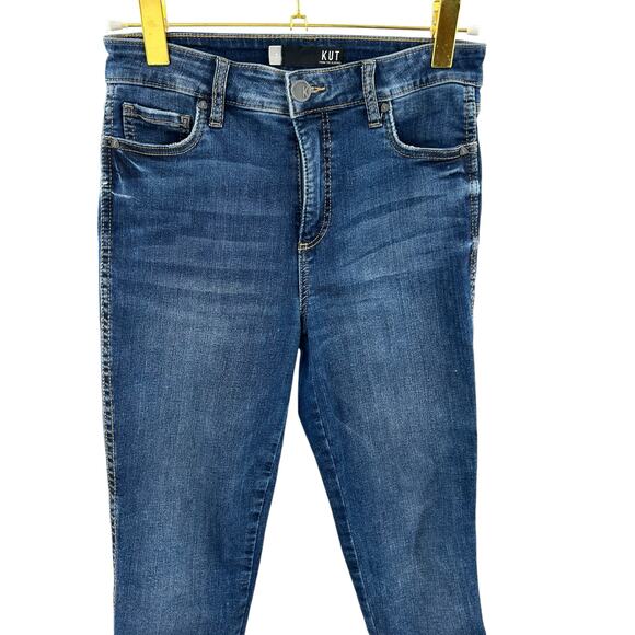 Kut from‎ the Kloth Donna Fab Ab Skinny High-Waisted Jeans – Size 2 - Picture 4 of 8